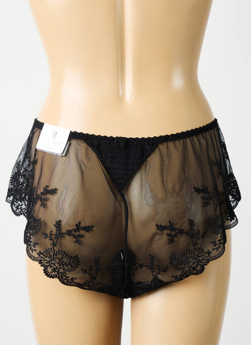 Shorty noir LOUISA BRACQ pour femme