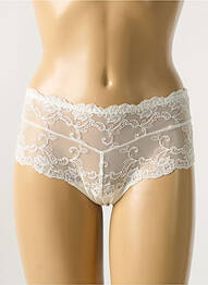 Shorty broderie ruban blanc AMBRA femme