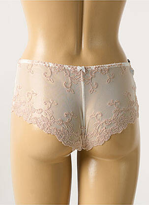 Shorty broderie ruban beige AMBRA femme
