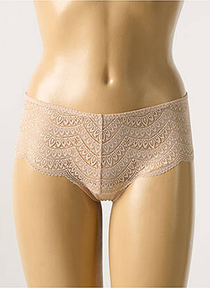 Shorty tissage dentelle beige SIMONE PERELE femme