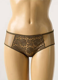 Shorty effet matière satinée vert SIMONE PERELE femme