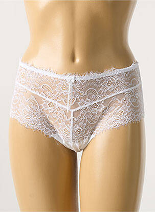 Shorty broderie ruban blanc AMBRA femme