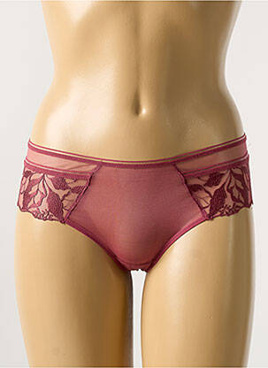Shorty broderie violet MAISON LEJABY femme
