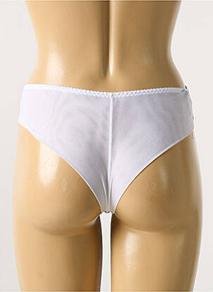 Culotte tissage dentelle blanc AMBRA femme