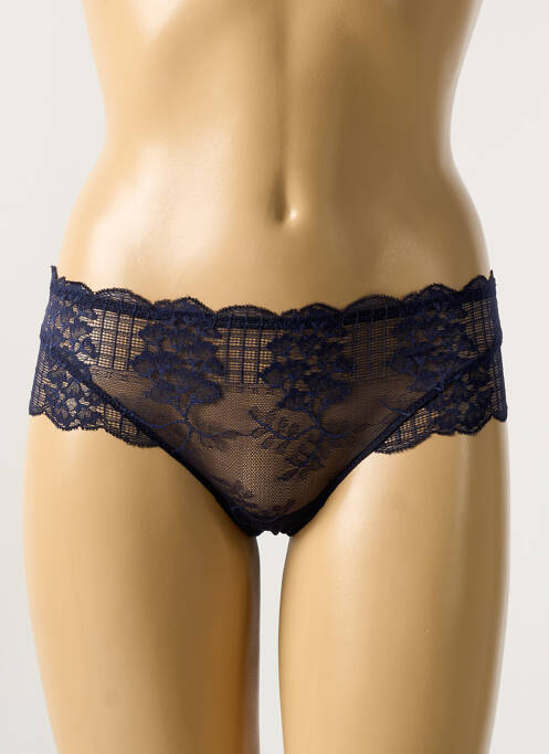 Shorty broderie bleu SIMONE PERELE femme