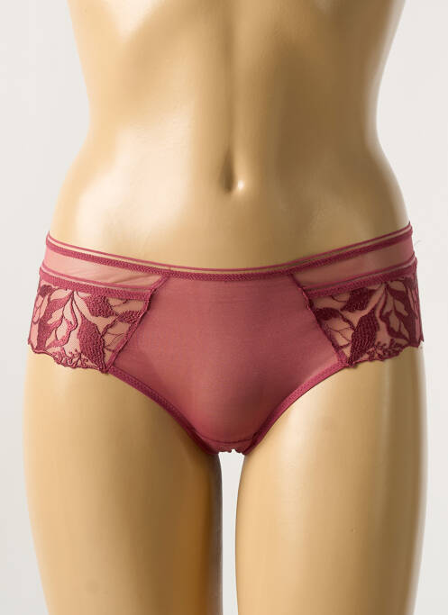 Shorty broderie violet MAISON LEJABY femme