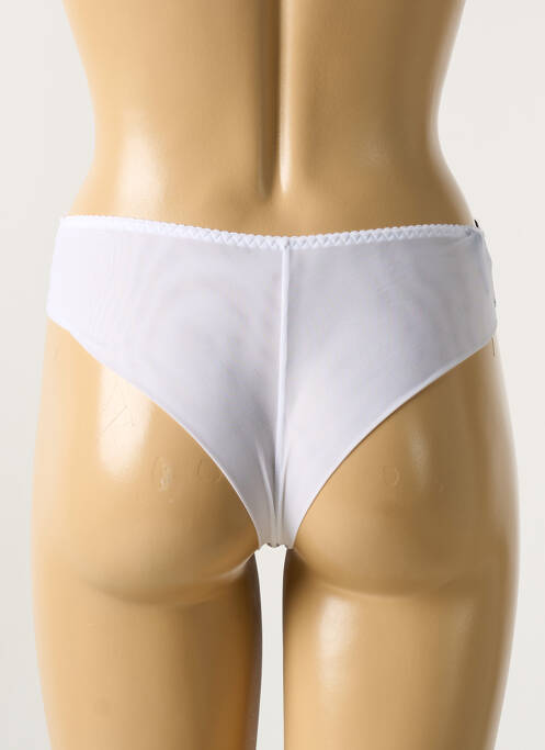 Culotte tissage dentelle blanc AMBRA femme