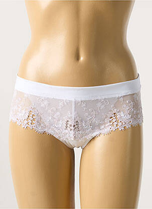 Shorty légère et transparente blanc SIMONE PERELE femme