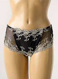 Shorty effet matière satinée noir AMBRA femme