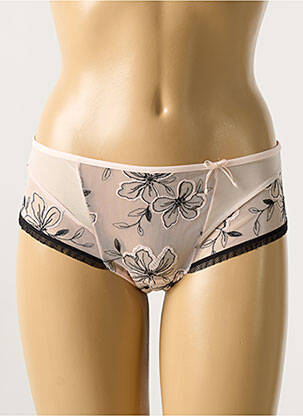 Shorty broderie ruban rose MARIE JO femme