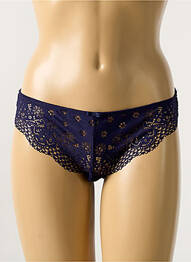 Culotte effet matière satinée bleu SIMONE X SIMONE PÉRÈLE femme