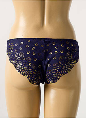 Culotte effet matière satinée bleu SIMONE X SIMONE PÉRÈLE femme