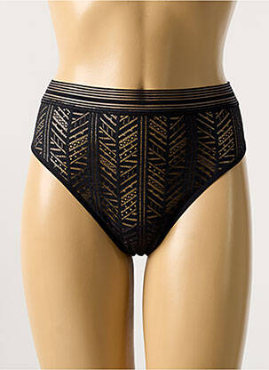 Culotte effet matière satinée noir MARIE JO femme