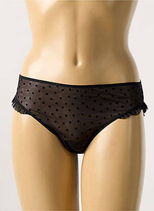 Culotte légère et transparente noir SIMONE X SIMONE PÉRÈLE femme