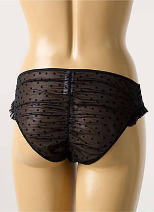 Culotte légère et transparente noir SIMONE X SIMONE PÉRÈLE femme