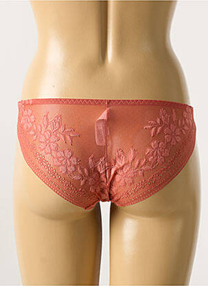 Culotte tissage dentelle marron SIMONE X SIMONE PÉRÈLE femme