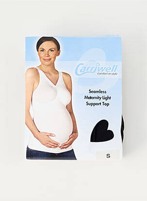 Lingerie maternité stretch noir CARRIWELL femme