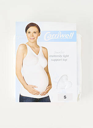Lingerie maternité stretch blanc CARRIWELL femme