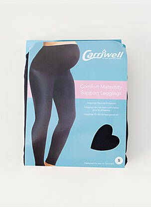 Pantalon maternité taille haute noir CARRIWELL femme