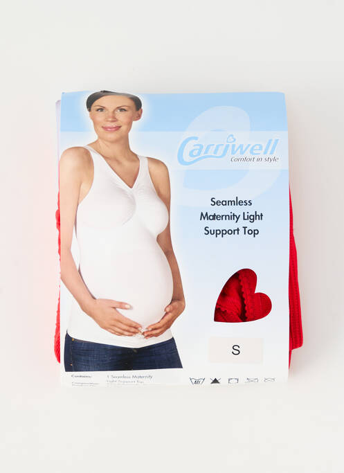 Lingerie maternité rouge CARRIWELL pour femme