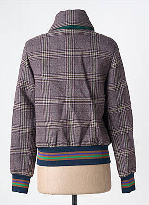 Blouson col col montant violet TRENCH & COAT femme