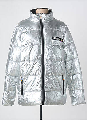 Doudoune poches sans capuche argent ELLESSE femme