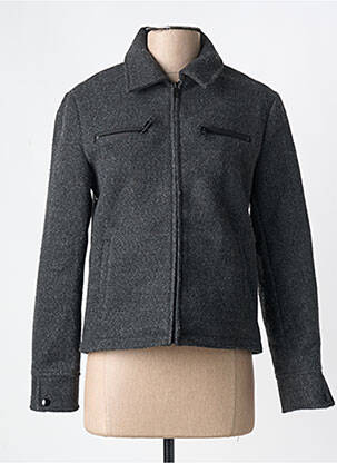 Veste casual finition intérieure doublée gris LILI SIDONIO femme