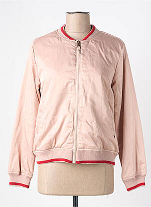 Blouson effet matière satinée rose GARCIA fille