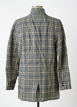 Veste casual col tailleur bleu LEON & HARPER femme