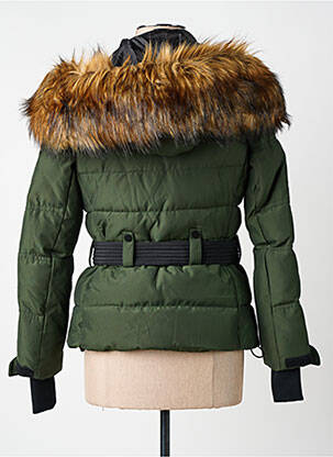 Doudoune manches longues a capuche vert JAYLOUCY femme