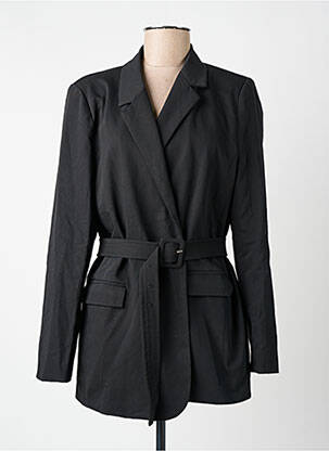 Blazer manches longues noir GRACE & MILA femme