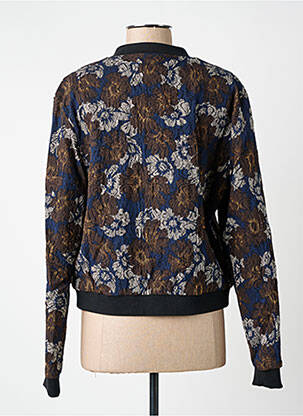 Veste casual finition intérieure doublée bleu LA FÉE ATELIER BY LA FÉE MARABOUTÉE femme