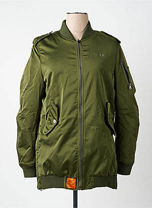Blouson vert BOMBERS femme