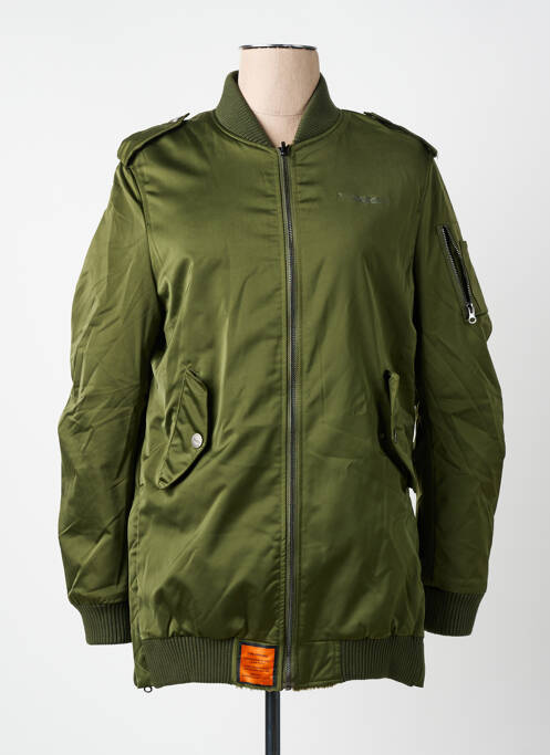 Blouson vert BOMBERS pour femme