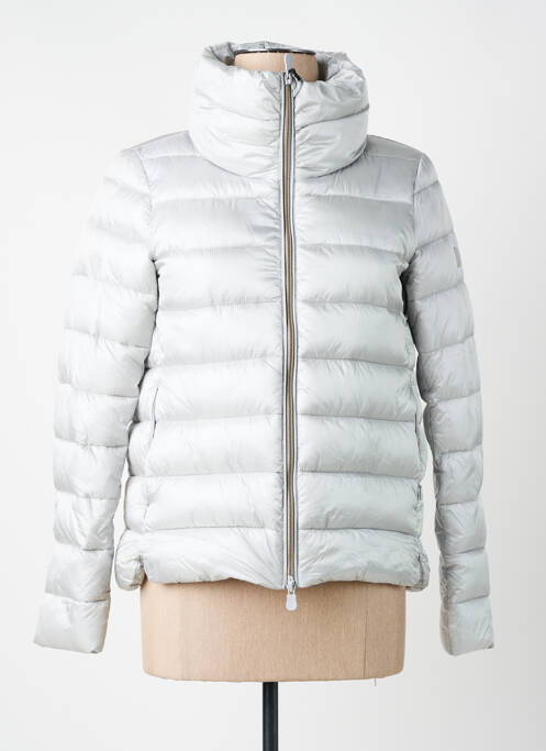 Doudoune argent SAVE THE DUCK pour femme