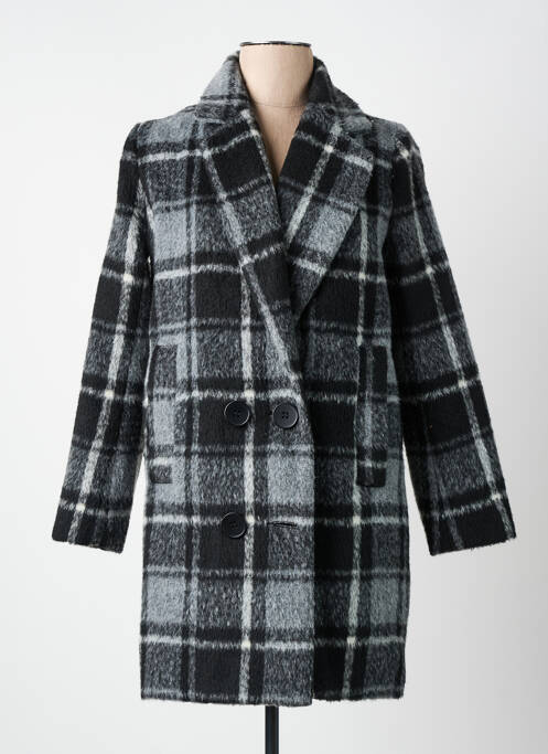 Manteau court gris LILI SIDONIO pour femme