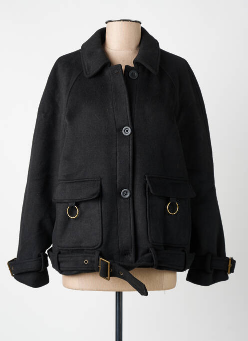 Manteau court noir O.P.D.V (ON PARLE DE VOUS) pour femme