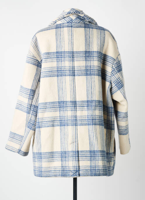 Manteau long bleu SCHOOL RAG pour femme