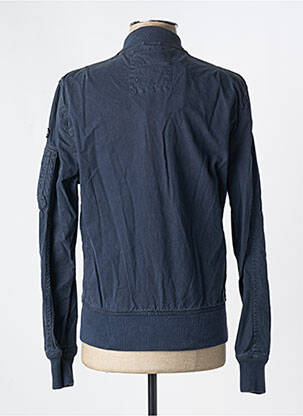 Blouson manches longues bleu SCHOTT homme