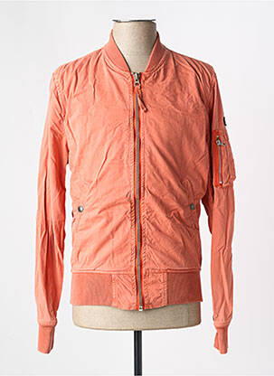 Blouson manches longues orange SCHOTT homme