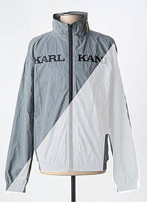 Coupe-vent poches sans capuche gris KARL KANI homme