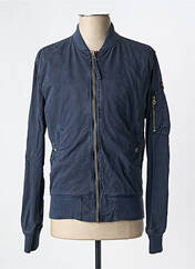 Blouson bleu SCHOTT pour homme seconde vue