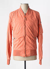 Blouson orange SCHOTT pour homme seconde vue