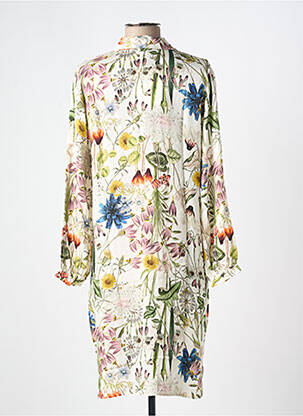 Chemise de nuit imprimé fleurs blanc LE CHAT femme