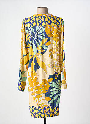 Chemise de nuit manches longues jaune LE CHAT femme