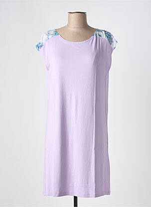 Chemise de nuit stretch violet CHRISTIAN CANE femme