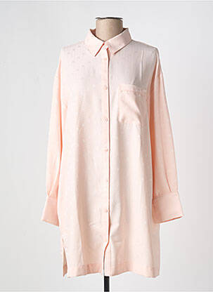 Chemise de nuit manches longues rose SIMONE PERELE femme
