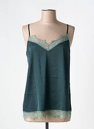 Top/caraco tissage satiné vert SIMONE PERELE femme