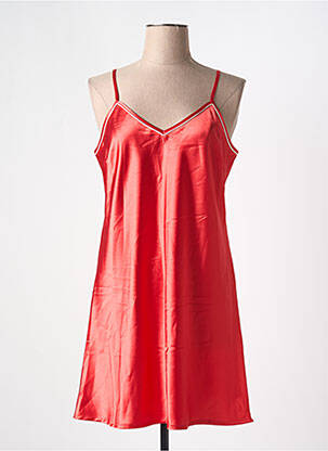 Nuisette/combinette effet matière satinée rouge CHRISTIAN CANE femme