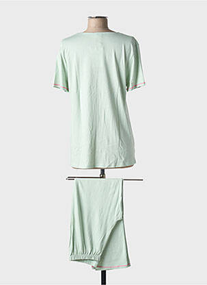 Pyjama col v vert LE CHAT femme